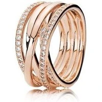 Rose Gold Entwine Ring - 50