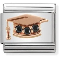 Rose Gold Graduation Hat Charm