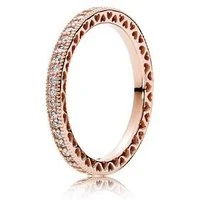 Rose Gold Hearts of  Ring - Ring Size 48