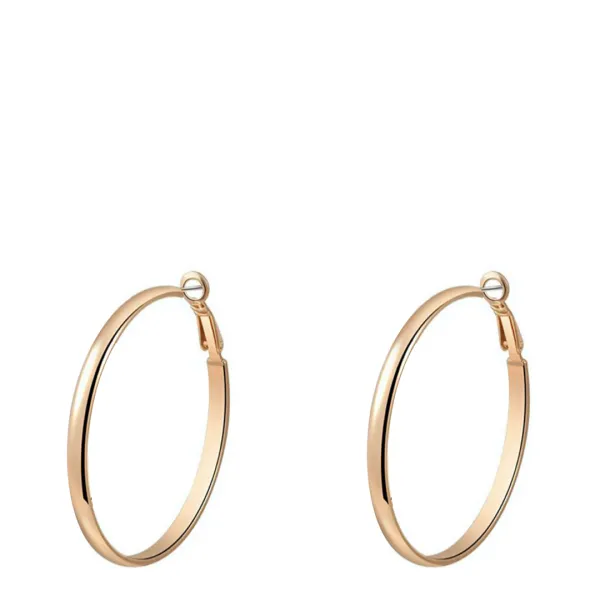 Rose Gold Hoop Earrings