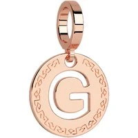 Rose Gold Letter Charm - G