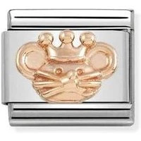 Rose Gold Mouse King Charm