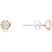 Rose Gold October Stud Earrings