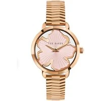 Rose Gold + Pink Magnolia Bracelet Watch - Rose Gold