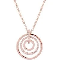 Rose Gold Ripple Effect Necklace