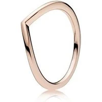 Rose Gold Shining Wish Ring - Ring Size 58