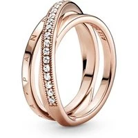 Rose Gold Signature Ring - 50