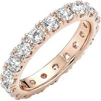 Rose Gold Sparkling Row Eternity Ring - 50