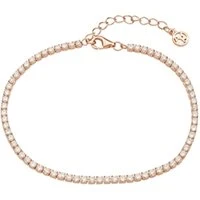 Rose-Gold Tennis Bracelet - Rose Gold