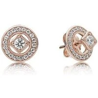 Rose Gold Vintage Allure Stud Earrings