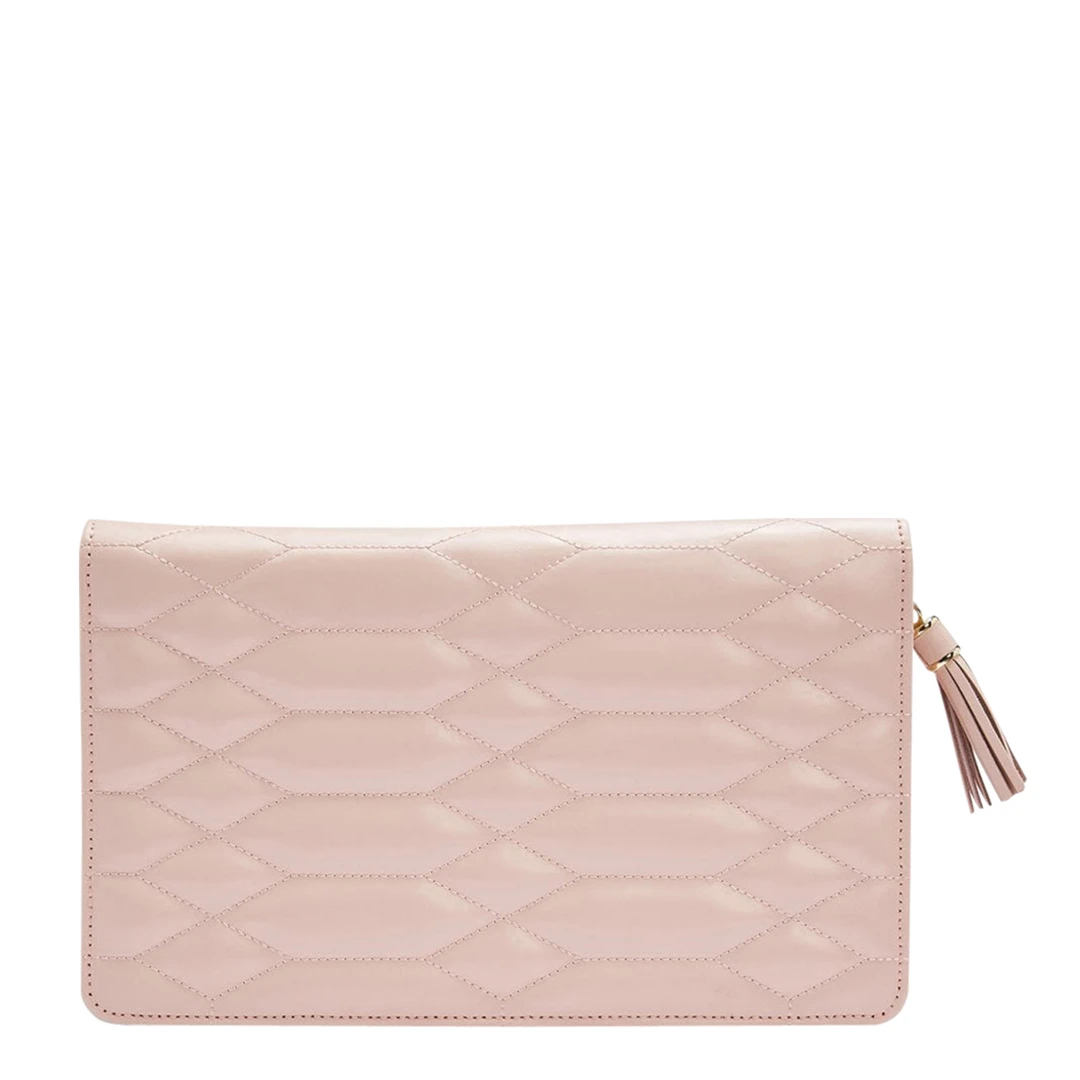 Rose Quartz Caroline Large Jewellery Portfolio - Pink