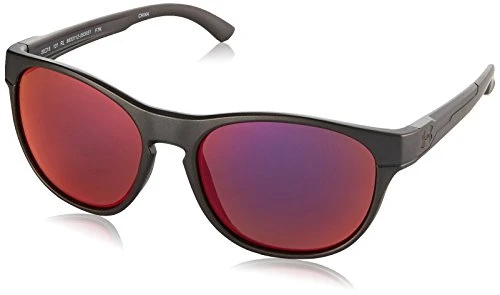 Round Sunglasses, UA Glimpse RL Satin Carbon/Infrared MULTIFLECTION Lens, M/L