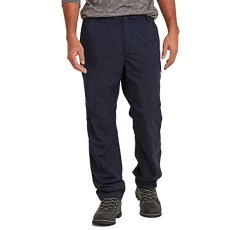 Rowland Mens Walking Trousers Quick-Drying and Quick-Wicking in Lightweight Durable Ripstop Fabric - Breathable Material, Large Pockets, Perfect for Warm Climates, Camping, Hiking, Biking Navy