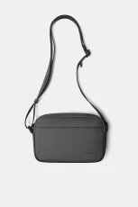 Rubberised Crossbody Bag - Grey