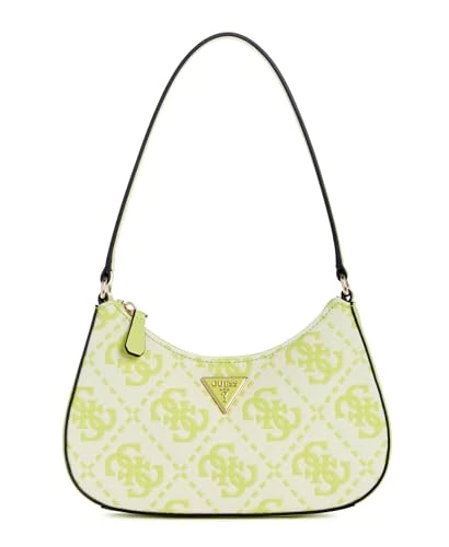 Ruma Mini Top Zip Shoulder Bag, Chartreuse Logo, One size