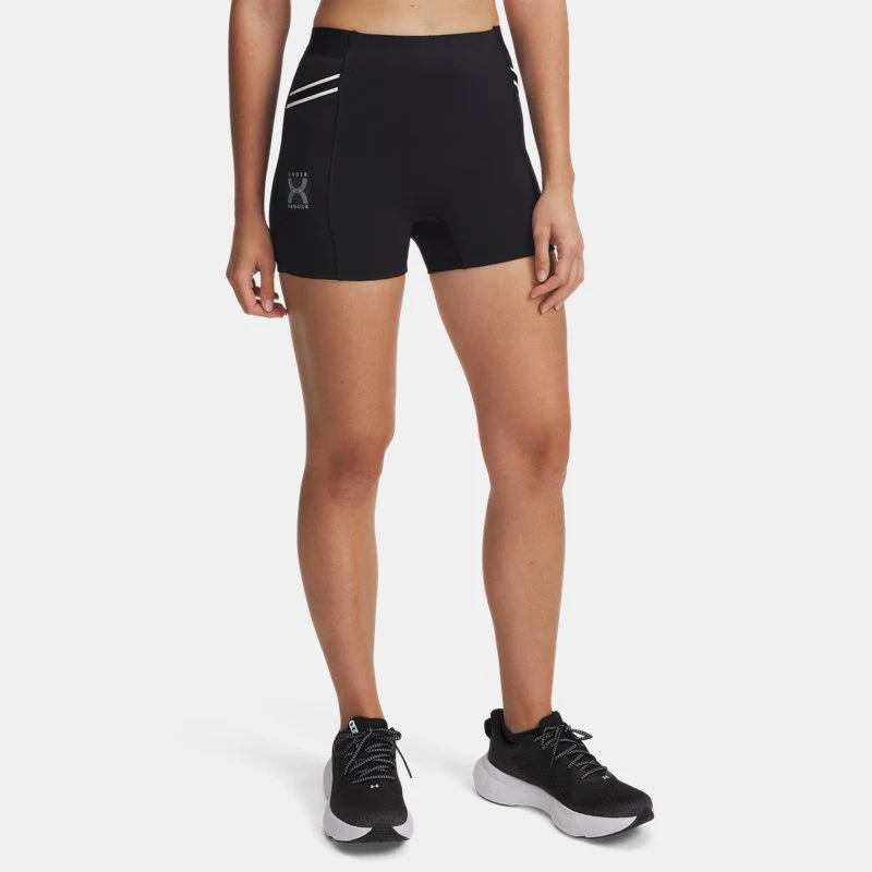 Run 96 Womens " Shorts Black / White Quartz / Anthracite