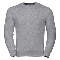 Russell - Authentic Men's Basic Sweatshirt (Slim Fit), Oxford Light, XXXL