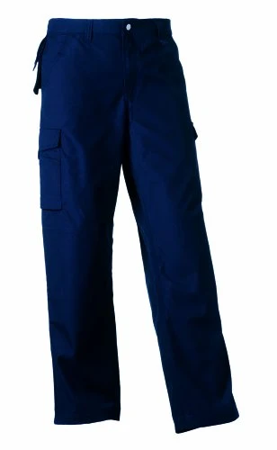 Russell Heavy Duty Work Trousers Mens French Navy 34/L