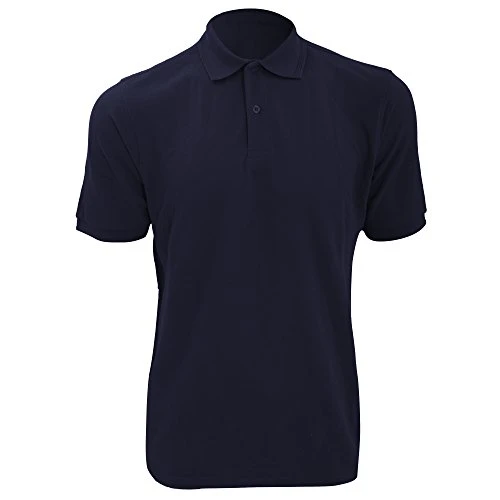 Russell Mens Ripple Collar & Cuff Short Sleeve Polo Shirt (L) (French Navy)