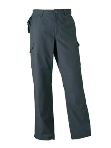 Russell Workwear Heavy Duty Work Trousers : Color - Convoy Grey : Size - 38/R