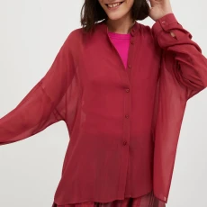 Rust Elvira Blouse - Red