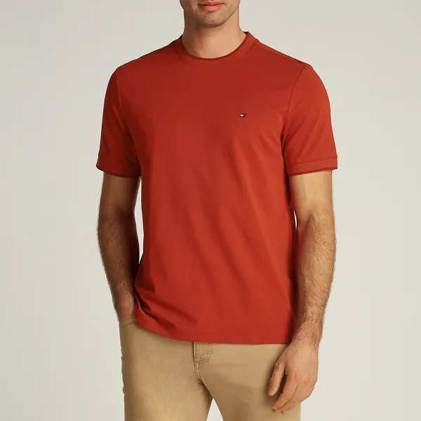 Rust Golf Pique T-Shirt - Red