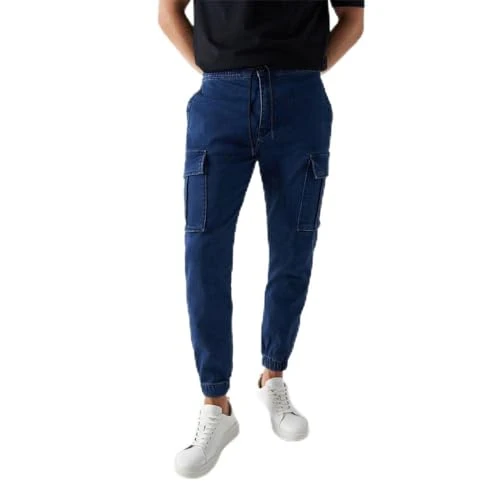 S-ACTIV Cargo Trousers Dark Blue