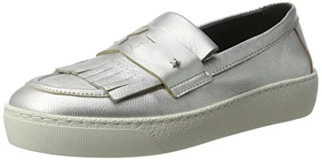 S1285Uzie 4Z1, Womens Loafers, Silver (Light Silver), 4 (37 EU)