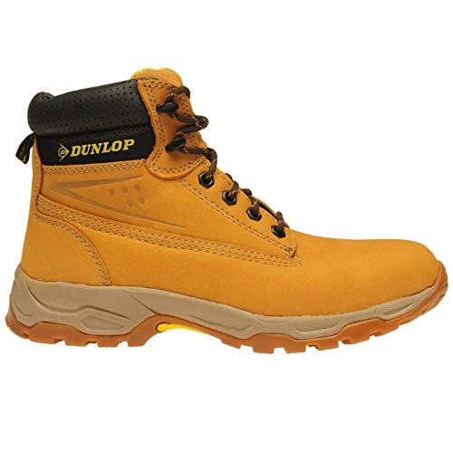 Safety On Site, men’s lace-up work safety boots Yellow Size: 10.5