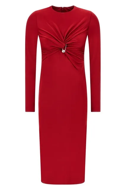 Safety Pin dress - Red