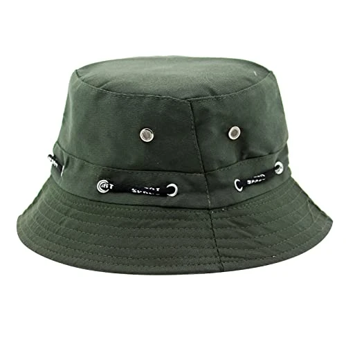 Sailing Aviator Hat Men Women Summer Fashion Casual Sun Protection Play Bucket Hat Basin Hat Bucket Hat Boy, Army Green, One Size