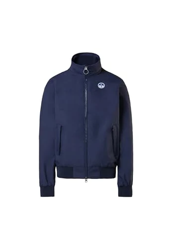 Sailor P24 High Neck Bomber Jacket - Dark Blue, navy, L