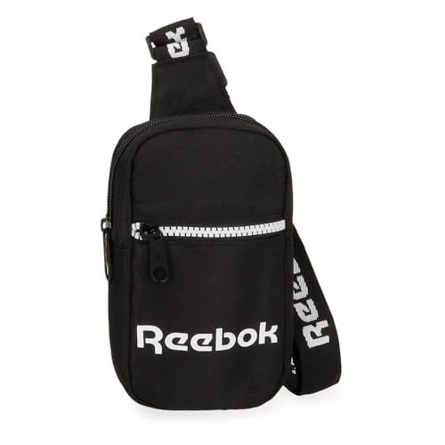 Sally Crossbody Shoulder Bag Black 10x18x3cm Polyester