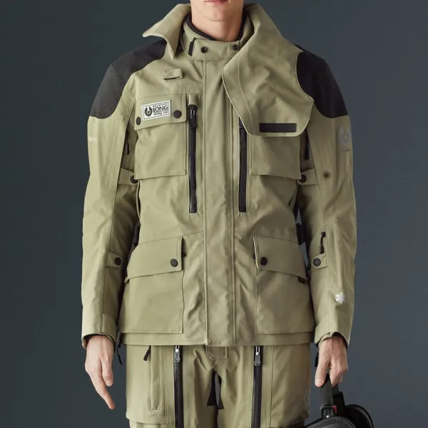 Sand Long Way Up Motorcycle Jacket - Beige