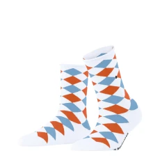 Sandy Women Short socks - White