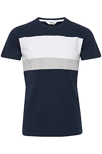 Sascha Men's T-Shirt Short Sleeve Shirt Tee, Size:L, Colour:Insignia Blue (1991)