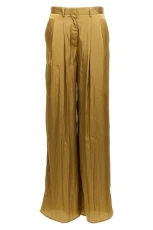 Satin pants Green Size