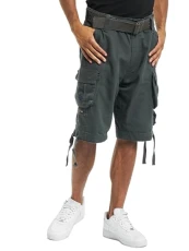 Savage Vintage Gladiator Shorts Inclusive Matching Belt, Many Colours, Also Plus Size to 7XL - Anthracite, XL Savage Vintage Gladiator Shorts Inclusive Matching Belt, Many Colours, Also Plus Size to 7XL - Anthracite, XL