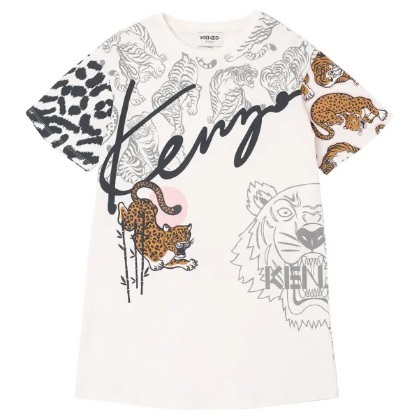 Script Tiger T Shirt Dress