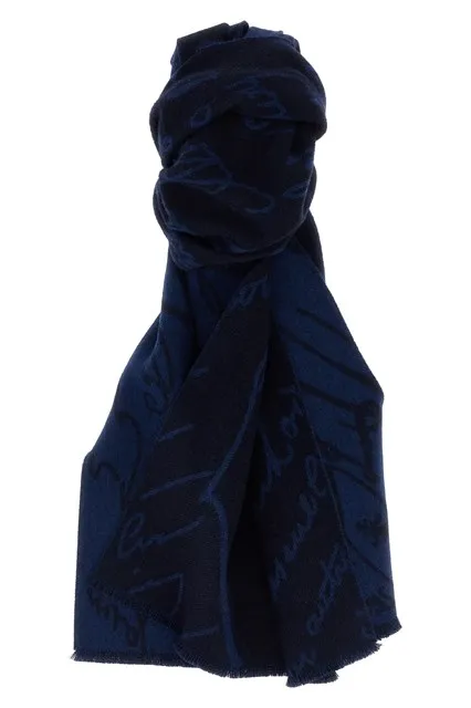 Scritto scarf - Blue