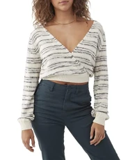 Seaside Wrap Stripe, Winter White | Seaside Wrap Stripe, XL