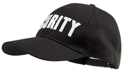 Security Cap, Black, OS Security Cap, Black, OS
