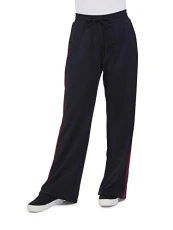 Seek No Further by Women's Relaxed Fit Pull on Side Slit Wide Leg Track Pant Casual, Athletic Maroon, S Seek No Further by Women's Relaxed Fit Pull on Side Slit Wide Leg Track Pant Casual, Athletic Maroon, S