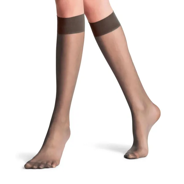 Seidenglatt DEN Women Knee-high socks - Grey