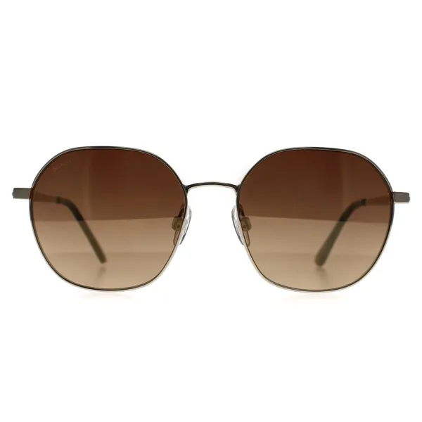 Seksy Sunglasses N1901 A Gold Brown Mirror - Size One Size