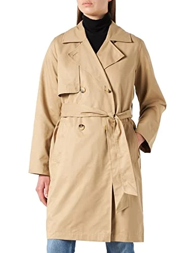 Selected Women's SLFWEKA Trenchcoat B NOOS, Cornstalk, 36