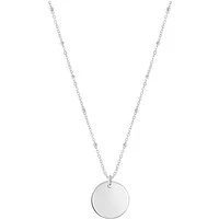 Semper Con Me Engravable Circle Necklace