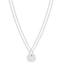 Semper Con Me Engravable Splittable Yin and Yang Necklace