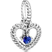 September Birthstone Heart Charm