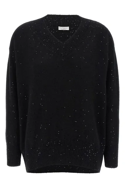 Sequin sweater - Black